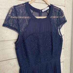BCBG generation navy cocktail dress